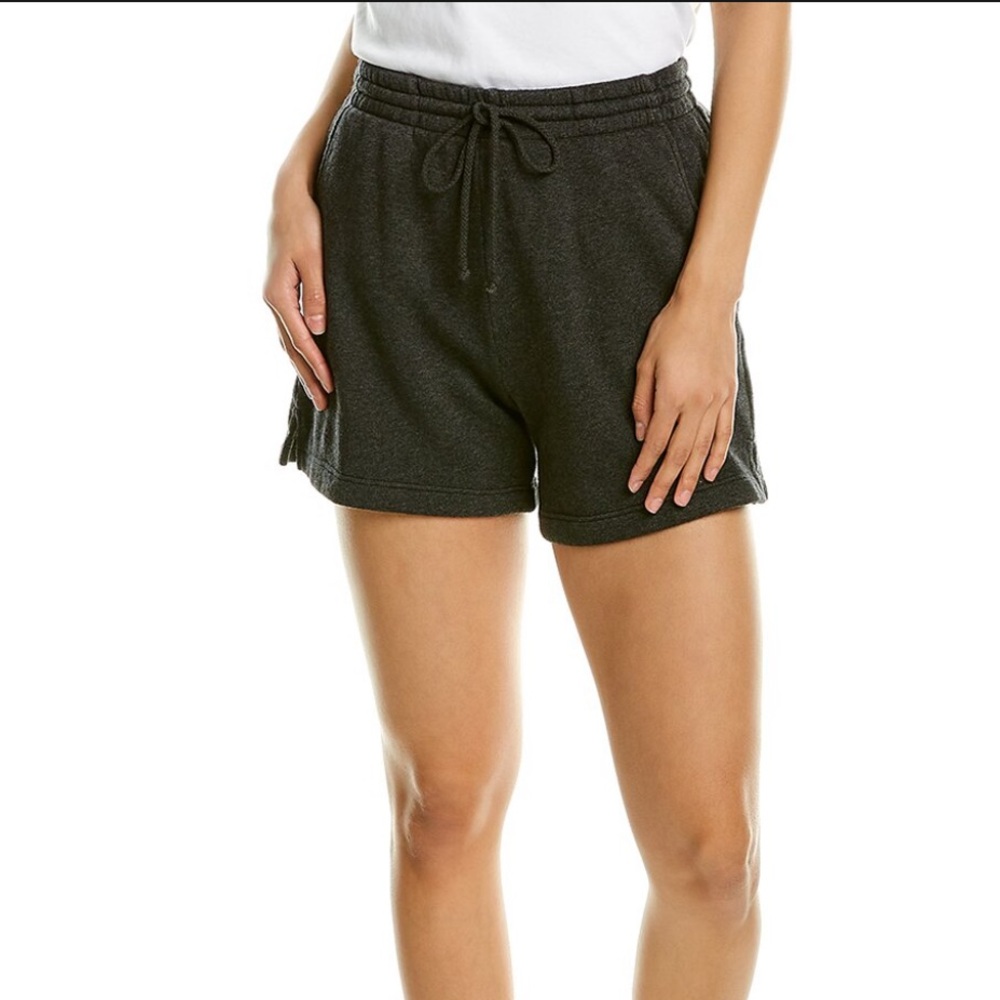 DONNI. Vintage Short in Grey High Waisted Plush Cotton NWT XS